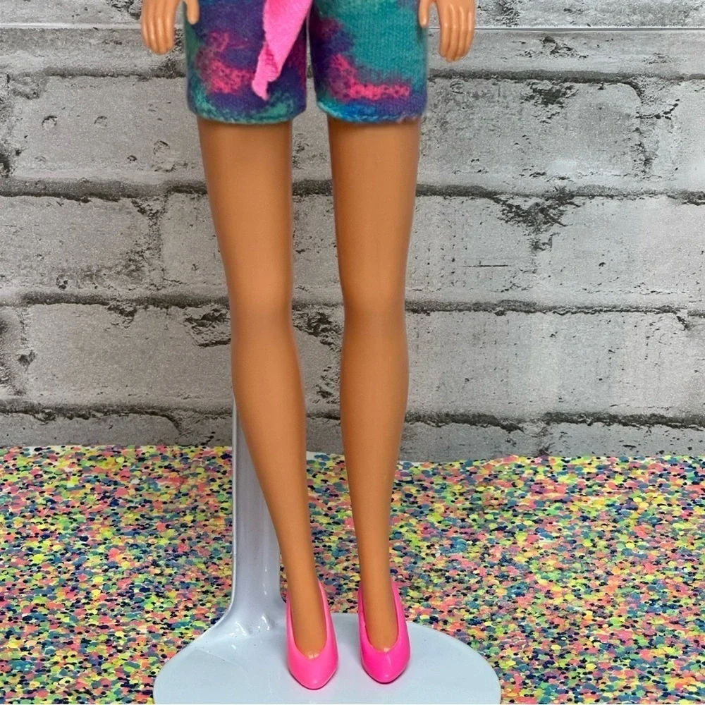Barbie FASHION PLAY Doll 1991 Vintage Outfit Belt Shoes Blonde Hair Blue Eyes